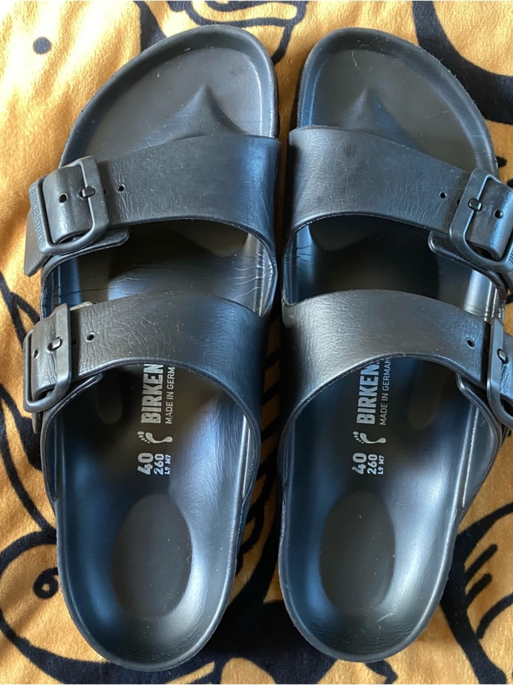 Birkenstock Black Eva Slide Sandals